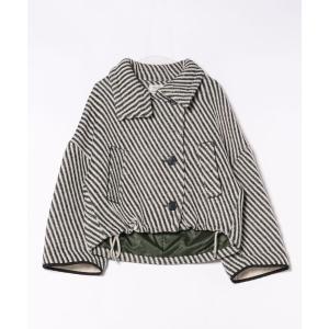 コート アウター 「Scrap Book」ウールツイードショートコート レディース