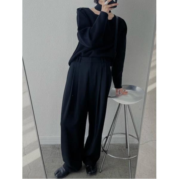 スラックス パンツ 入学式 入園式 Dobby stripe w tuck PT ドビー ストライプ...