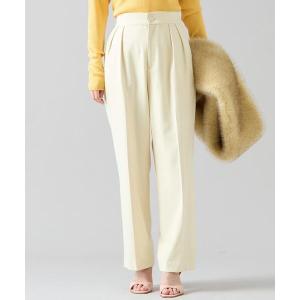 パンツ 2タックパンツ レディース