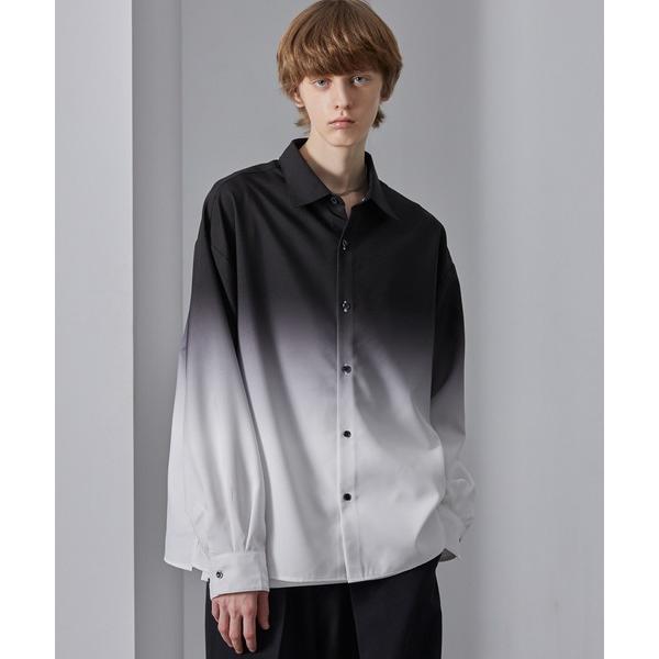 シャツ ドレープルーズシャツ/グラデーション/アブストラクト メンズ レディース
