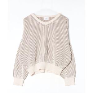 「muguet」 長袖ニット - グレー レディース