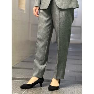 「SUIT SELECT」 スラックス L グレー レディース