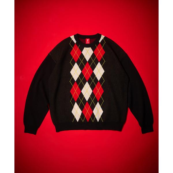セーター ニット 「Liverpool FC / リバプール FC」Argyle Knit メンズ