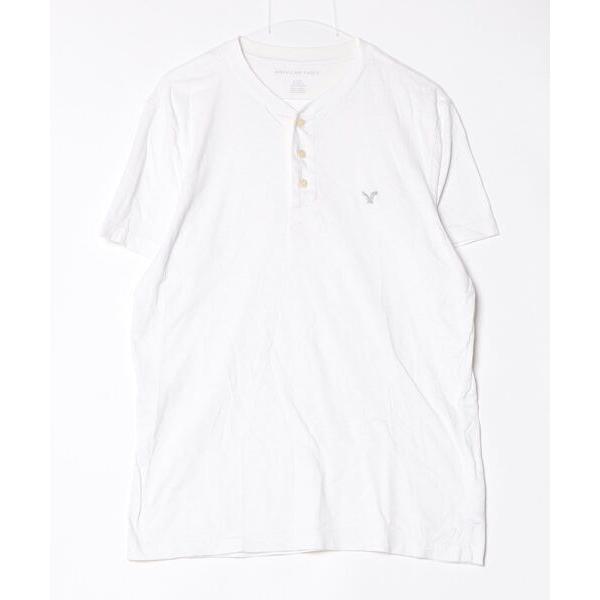 「American Eagle」 半袖Tシャツ M ホワイト メンズ