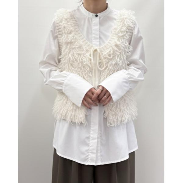 ベスト ジレ Loop Yarn Knit Vest / 前後2WAYループヤーンニットベスト レデ...
