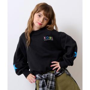 トレーナー  カラフルバックロゴプリント 切替トレーナー キッズ 子供服 女の子