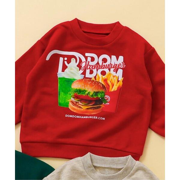 トレーナー  WEB限定ドムドムハンバーガー 3柄トレーナー キッズ 子供服 男の子 女の子
