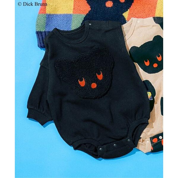 ベビー服 ロンパース ブラック・ベア　カバーオール