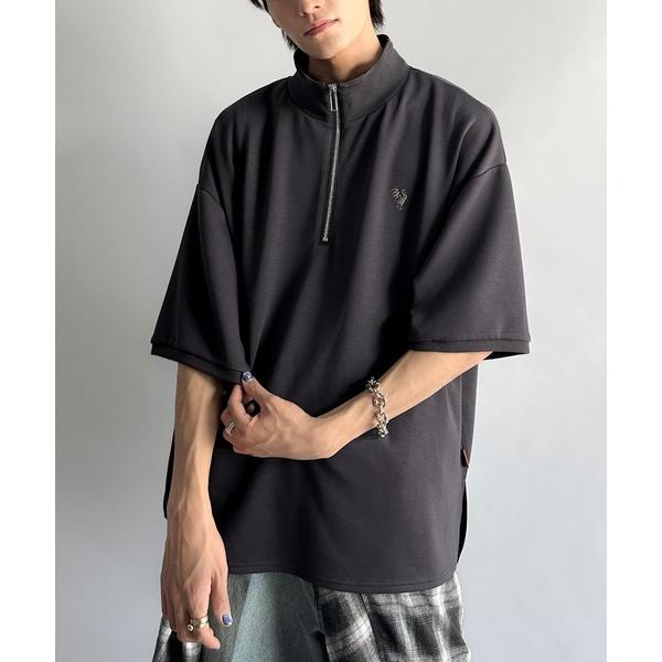 「Java」 半袖カットソー LARGE グレー レディース