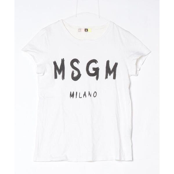「MSGM」 半袖カットソー X-SMALL ホワイト レディース