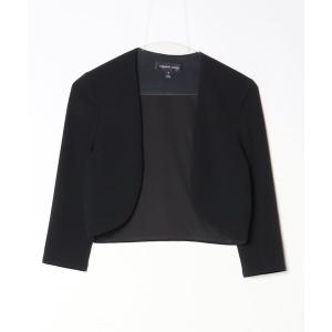 「Tadashi Shoji  」 ノーカラージャケット 2 ブラック レディース