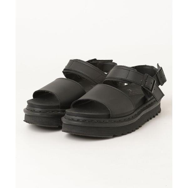 「Dr. Martens」 フラットサンダル 38 ブラック レディース