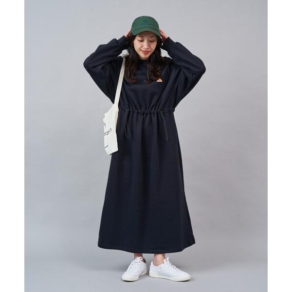 「FREAK&apos;S STORE」 長袖ワンピース フリ- ブラック レディース