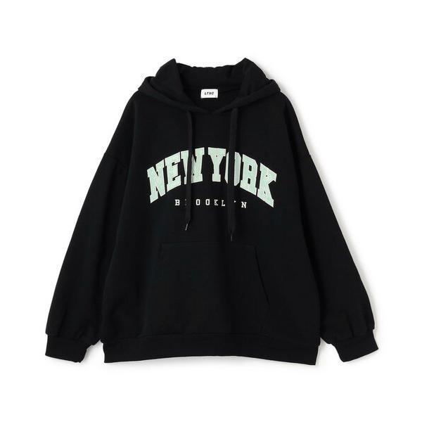 パーカー  「秒かわトップス」「LTXC」カレッジルーズパーカー キッズ 子供服 女の子