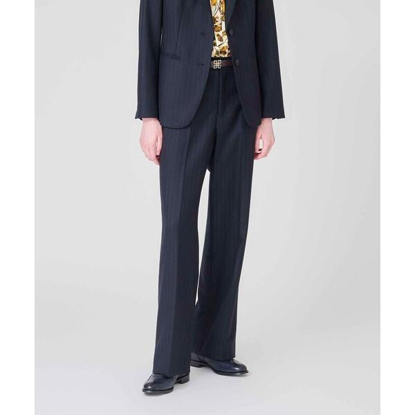 パンツ 「Nikkei magazine掲載」ウールフラノ　パンツ レディース