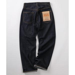 ジーンズ 「72」ワンウォッシュ ワイド デニムパンツ/ボタンフライ/ジーンズ/アメカジ「セットアップ可能」 メンズ レディース