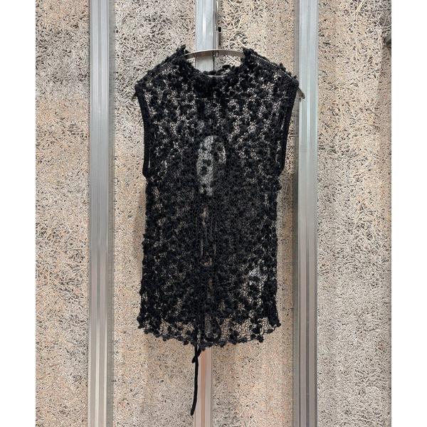 ベスト ジレ Pom-Pom vest レディース