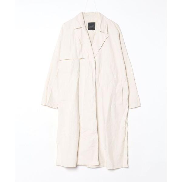 「N.O.R.C by the line」 スプリングコート S オフホワイト レディース