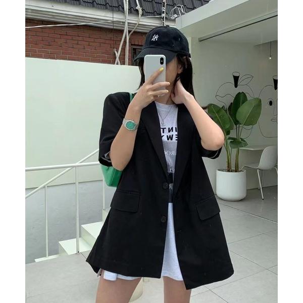 「by muni:r」 テーラードジャケット FREE ブラック レディース