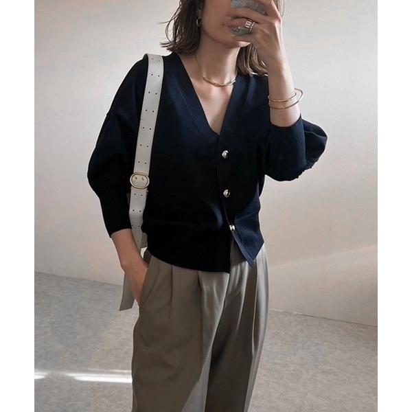 「Bonjour Sagan」 「ANDSEARCH」ニットカーディガン FREE ネイビー レディ...