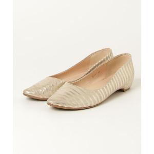 「tsumori chisato WALK」 フラットパンプス 24cm ゴールド レディース