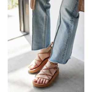 「SLOBE IENA」 「Teva」フラットサンダル 24cm ブラウン レディース