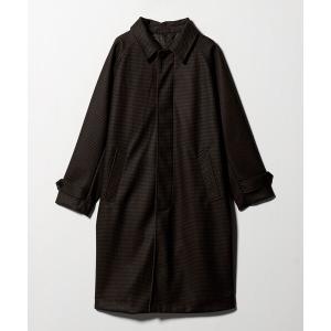 BURBERRYS(バーバリーズ) 70s イギリス製 比翼 チェック柄 ウール ステンカラーコート メンズ  R M【中古】【ブランド古着バズストア】 BURBERRYS(バーバリーズ) 70s イギリス製 比翼 チェック柄 ウール