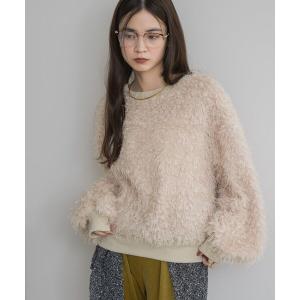 tシャツ シャギーボアプルオーバー レディース