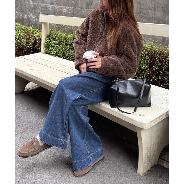 ブルゾン アウター El mar　シープボアブルゾン レディース