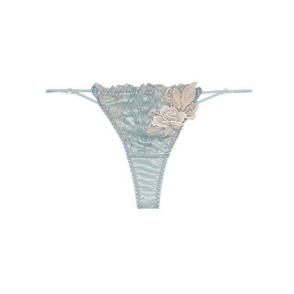 ショーツ フェザーセレステ エンブロイダリーレース Tバック