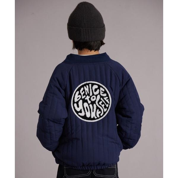 ma1 ma-1 中わた キルティング バックロゴ ブルゾン「PAIRMANON STREET」 キ...