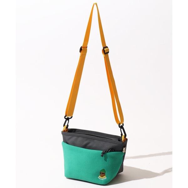 ショルダーバッグ 「DUCKSTER/ダックスター」キャラクター刺繍 舟形ミニショルダー メンズ レ...