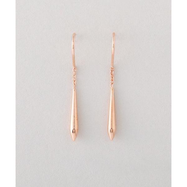 ピアス 金属アレルギー対応made in japanシャープドロップ　フックピアス レディース