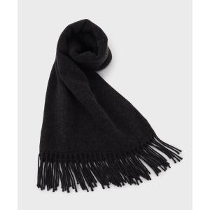 ストール マフラー 「カシミヤ混」無地ストール レディース