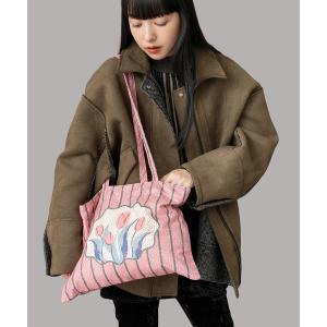 トートバッグ Casselini(キャセリーニ)レースチューリップトート レディース