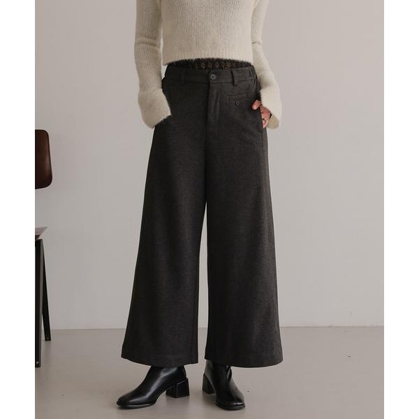 パンツ ワイド キュロット パンツ レディース