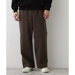 パンツ 杢メルトンジャージパンツ メンズ