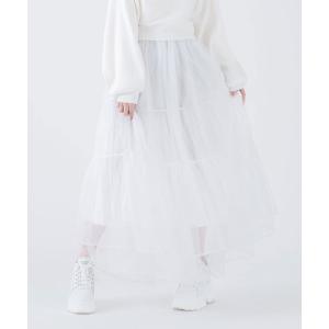 「qumerry.」 フレアスカート MEDIUM オフホワイト レディース