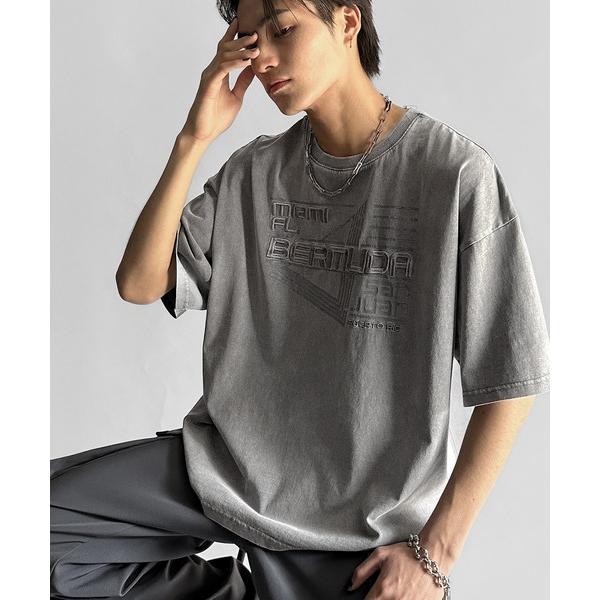 「Java」 半袖Tシャツ LARGE グレー メンズ