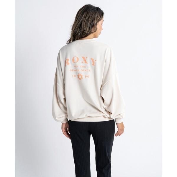 「ROXY」 スウェットカットソー MEDIUM ホワイト レディース