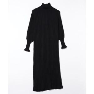 「CHILLE」 ニットワンピース FREE ブラック レディース