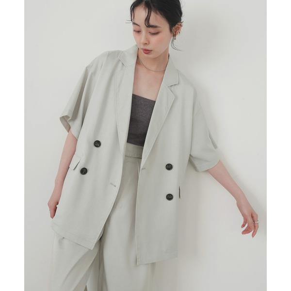 「LIAN」 テーラードジャケット FREE アイボリー レディース
