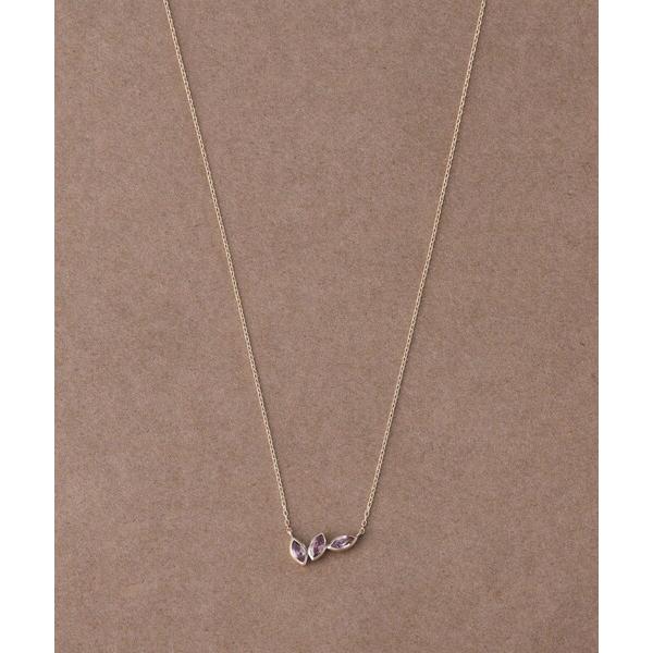 ネックレス 「トーン」 K18RBG マラヤガーネット ネックレス レディース