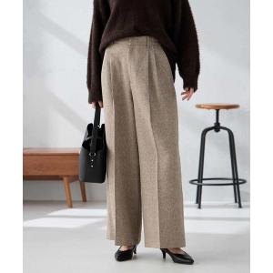 マシンウォッシャブルツイードパンツ