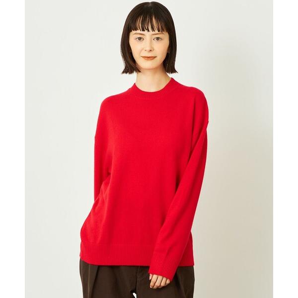 ニット セーター GREY LABEL ウールカシミヤクルーネックニット レディース