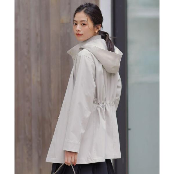 コート アウター 「春のマストアイテム・2way」ドライツイルストレッチ フーデット アウター レデ...