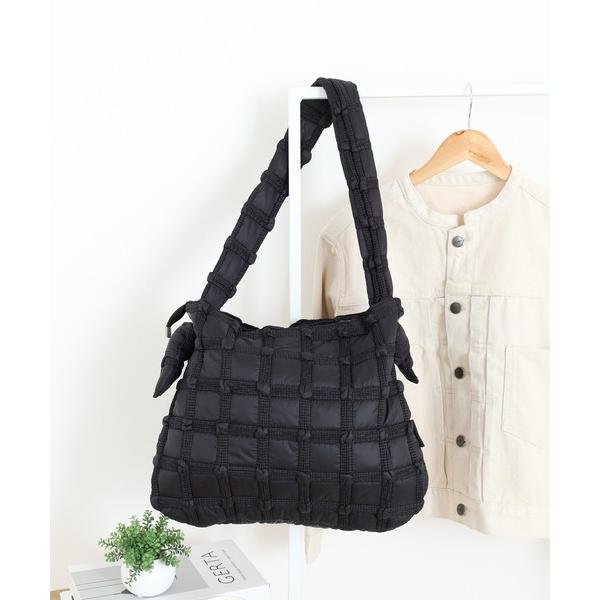ショルダーバッグ バッグ ぽこぽこプリーツショルダーバッグ レディース