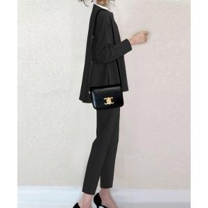 ジャケット ノーカラージャケット FReePLACe/2点セット ノーカラージャケット・パンツセットアップ スーツ X12675 レディース