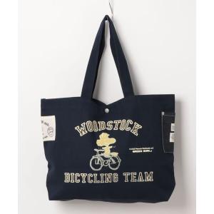 ショルダーバッグ バッグ スヌーピー「SNOOPY」Heavy Canvas Tote Bag (WOODSTOCK) レディース メンズ