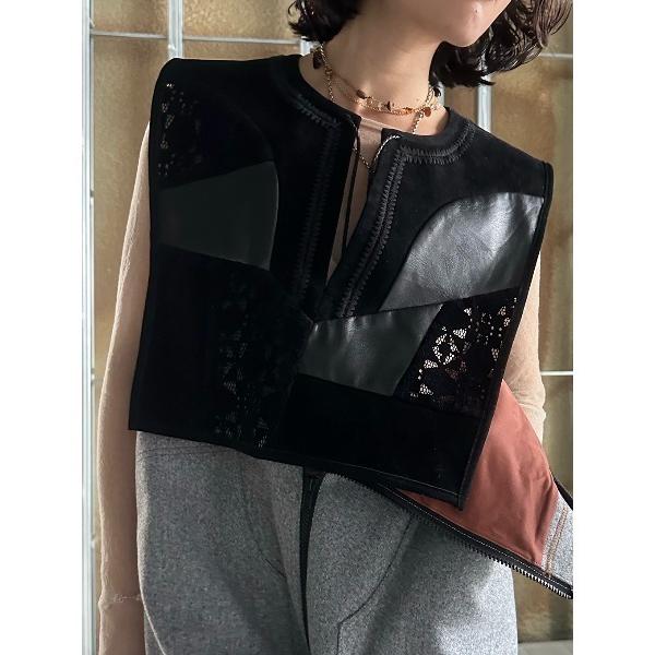 ベスト ジレ MULTIPLY SUEDE VEST レディース